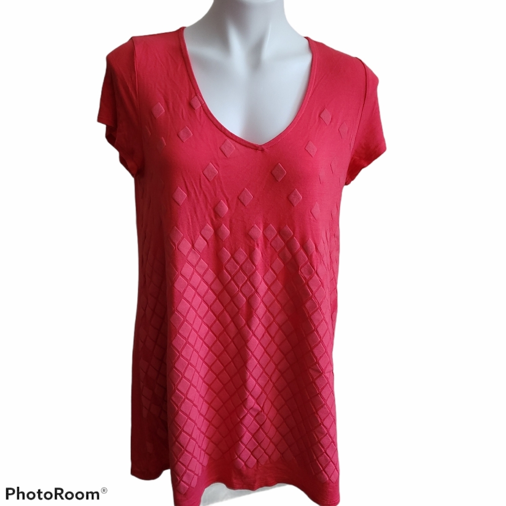 ElluminNation by Nikki H Parker Shirt Cap Sleeve L